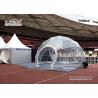 Buy cheap Transparent Half Sphere Tent Used for Outdoor Sport Event with High Quality Steel and PVC material from wholesalers