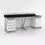 School Laboratory Furniture Work Bench Pharmaceutical Lab Furniture Floor