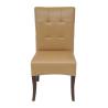 Buy cheap PU/leather upholstery Latest contracted chairs dining fashion wooden dining chair modern high back dining chair from wholesalers