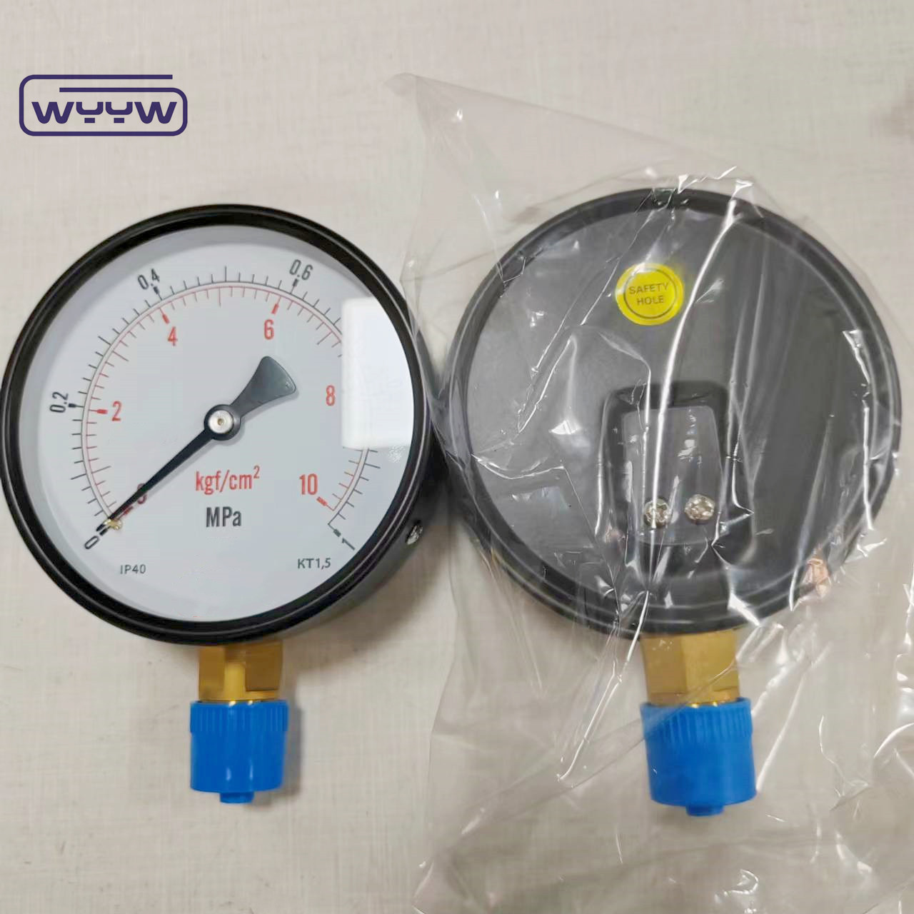 Economy Pressure Gauge Pressure Range Mpa Original Place Made In Oil Filled No Oil / Dry