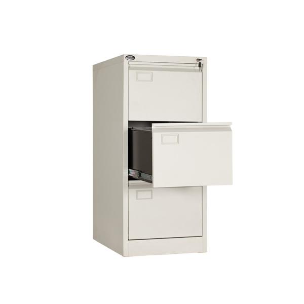 Buy cheap Metal Fireproof Office Equipment Steel Drawer Filing Cabinet 3 Layer from wholesalers