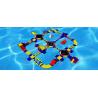 Buy cheap 0.9mm PVC Tarpaulin Huge Inflatable Water Parks 40m Diameter With Red / Blue Colour from wholesalers