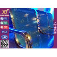 Buy cheap Chrome Finished Metal Structure Waiting Area Chairs For Bank / Bus Station product