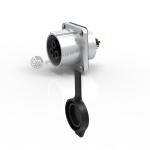 Metal IP67 Power Connector Anti Interference Waterproof 3 Pin Connector Female