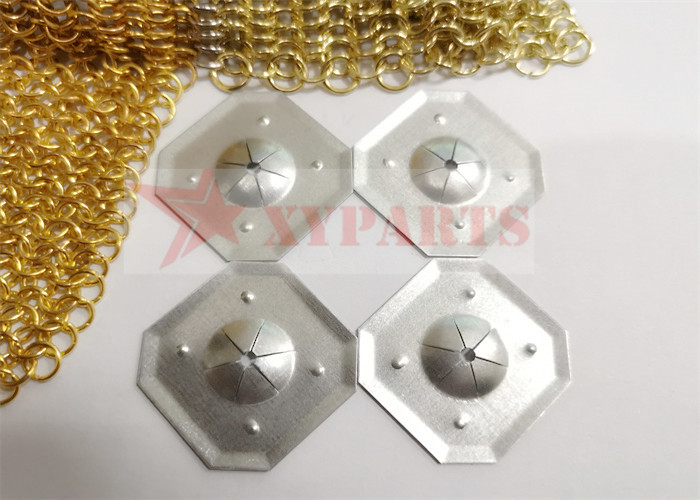 HVAC Accessories 30mm Galvanized Square Insulation Self Locking Speed Washers
