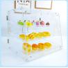 Buy cheap Acrylic Pastry Display Case With Removable Trays And Magnetic Rear Doors from wholesalers