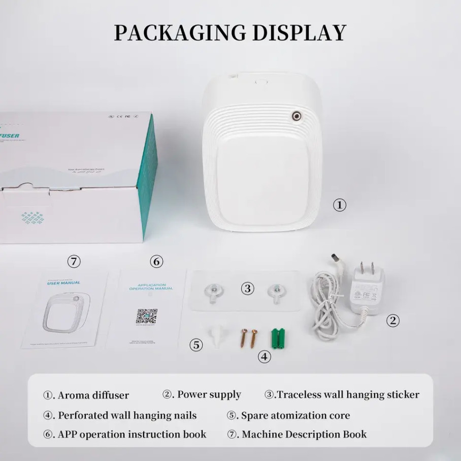 Private Mold Ultrasonic Essential Oil Diffuser with Auto Shut-Off and Timer Settings for Diffusing Fragrance in Room