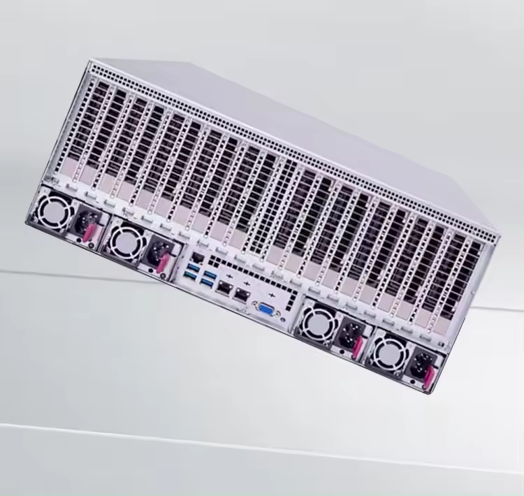 9U 10 GPU Ai Server with Gpu Dual in Tel Xeon Gold LGA 4189 Cpu Servers Computer Rack for Rtx 4090 Top-Notch Performance