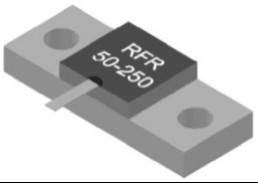 Buy cheap 50 Ohm 250w DC 2.5GHz 9.5*9.5mm Flange Resistors 1.20 VSWR from wholesalers