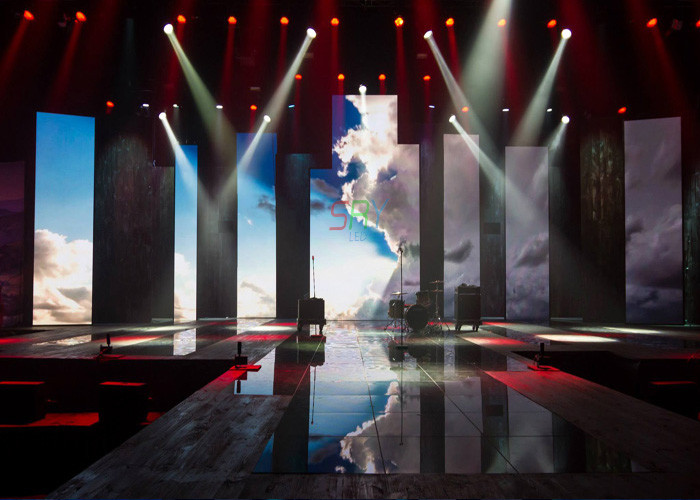 P4.81 Rental Led Display / Flexible Led Video Screen 500 x 1000mm