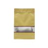 Buy cheap stand up zip pouch brown Kraft paper bags dried food packaging bags with window from wholesalers