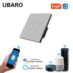 Wall Concealed Tuya Smart Home Wi Fi Switch with Grey Tempered Glass Panel 4