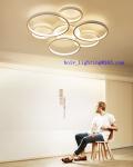 Circular Buckler Simple LED Ceiling Lightings White Color Lamps