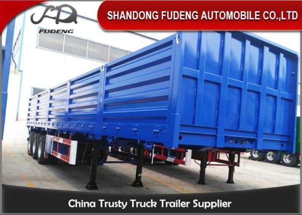 Buy cheap Pattern Floor 3mm 3 Axles 0.6M 40Ft Side Wall Semi Trailer from wholesalers