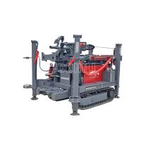 Buy cheap 300m Full Hydraulic Water Well Drilling Rig Steel Crawler Mounted Deep Borehole product