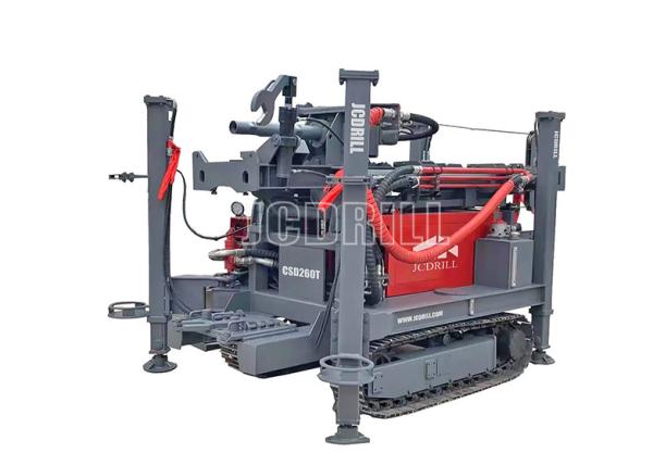 Buy cheap 300m Full Hydraulic Water Well Drilling Rig Steel Crawler Mounted Deep Borehole from wholesalers