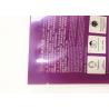 Buy cheap Color printed laminating Cosmetic Packaging Bags , 3 side seal facial pouch from wholesalers