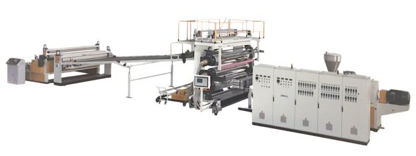 Floor Leather Decoration Pvc Sheet Extrusion Line , Lamination Marble Board