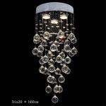Modern Led K9 crystal chandelier lamp round lamp crystal glass chandelier light