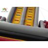 Buy cheap Red Car Cartoon Inflatable Dry Slide Double Lanes For Boys / Kids Outdoor Playground from wholesalers