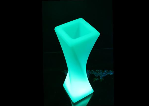 Buy cheap Plastic Wireless Glow In The Dark Flower Pots Elegant Desigh For Nightclub from wholesalers