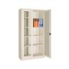 Buy cheap 0.5~1.2mm Thickness Metal Steel School Bookshelves With Glass Door from wholesalers