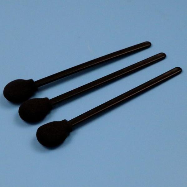 Buy cheap 708 Lint Free Round Sponge Stick Black Cleanroom Foam Swab For Car Cleaning from wholesalers