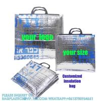 Buy cheap Wholesale Plastic Handle Picnic Insulated Lunch Cooler Bags Pizza Salmon Fruit product