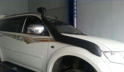 Buy cheap Snorkel Kit use American imported carton box 4 x 4 snorkel for Mitsubishi Triton from wholesalers