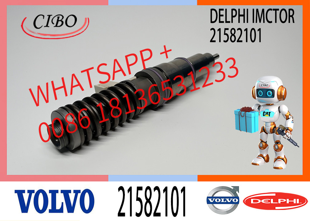 Diesel Fuel Injector 21582101 7421644602 7485000674 7485003951 7421582101 E3.18 for 11LTR EURO3