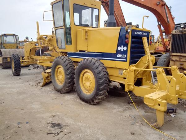 Buy cheap 5 Shanks Ripper Used KOMATSU Grader GD623A-1 Komatsu 6D125 Engine 155HP Good Condition from wholesalers