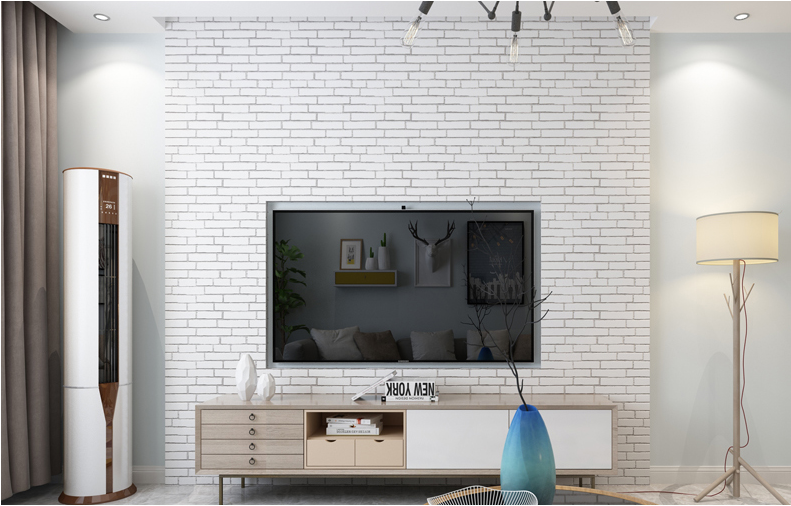 3D Slate Stone Brick Effect Wallpaper PVC 3D Brick Wallpaper For Walls