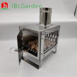 Outdoor Patio Heater Wood Pellet Firepit Cold Rolled Steel Freestanding