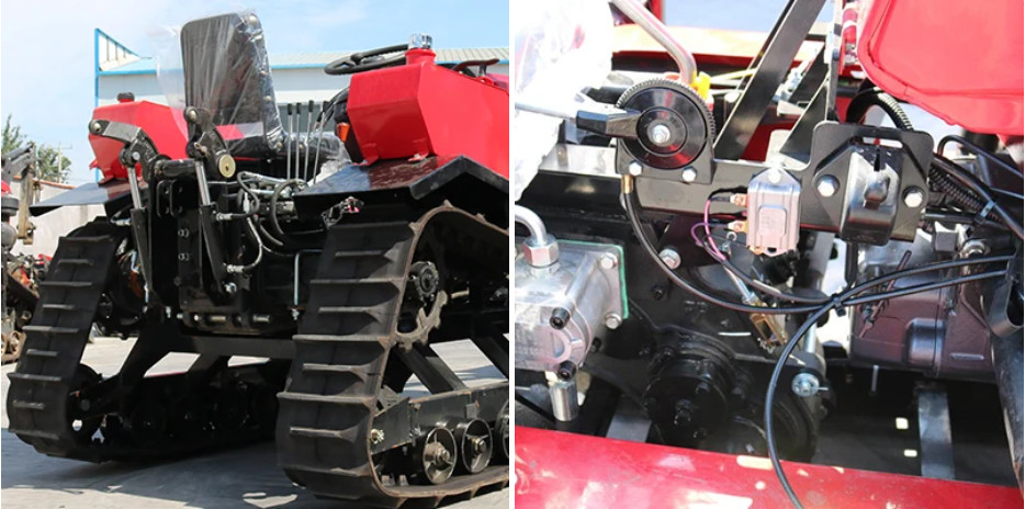 Rotary Tiller Multifunctional Crawler Tractor Agricultural Machinery