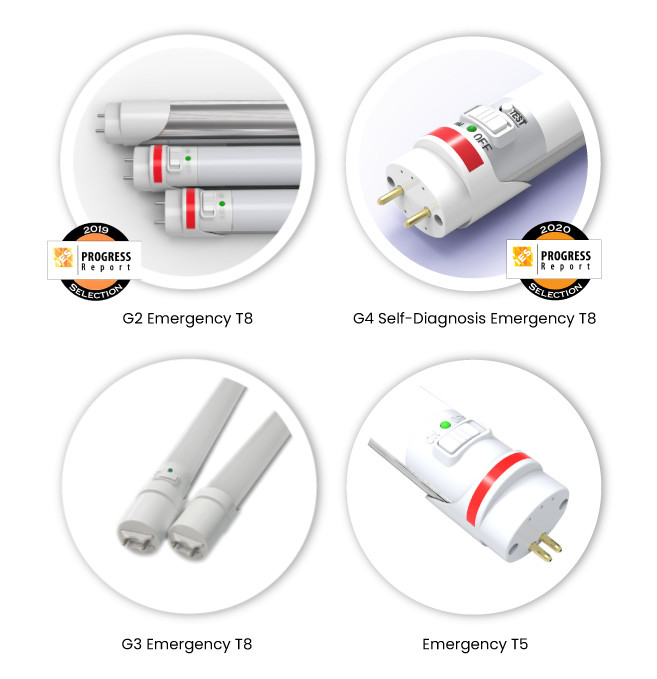 4ft 2ft T8 LED Tube 18W/32W Emergency Battery Back Up Lamp 3500K