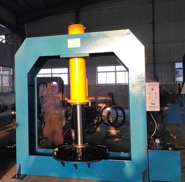 Buy cheap 220V 380V 240 Ton Forklift Tire Press Machine For 24 / 25 Inches Max Size Tire from wholesalers