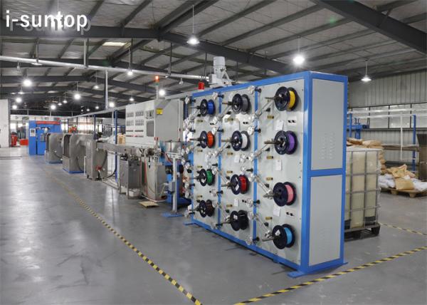 Buy cheap 12-24 Cores Single Mode And Multimode Fiber Optic Cable Secondary Coating Production Line from wholesalers