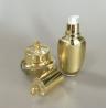 Buy cheap 100ml Gold Luxury Cosmetics Packaging PMMA Bottle Sets Empty For Skincare from wholesalers