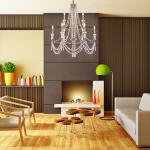 Wrought iron lighting two tier crystal chandelier (WH-CI-38)
