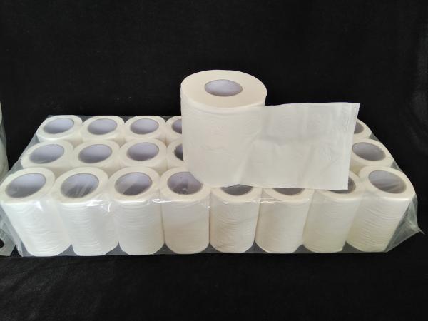 Buy cheap 3 Ply Supper Soft White Virgin Pulp Small Toilet Roll Bath Tissue from wholesalers