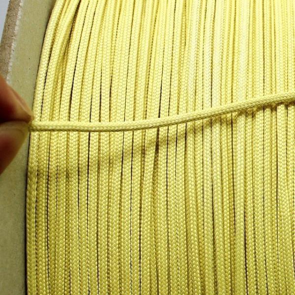 5.5*5.5mm Braided Kevlar aramid rope for tamglass landglass northglass tempered