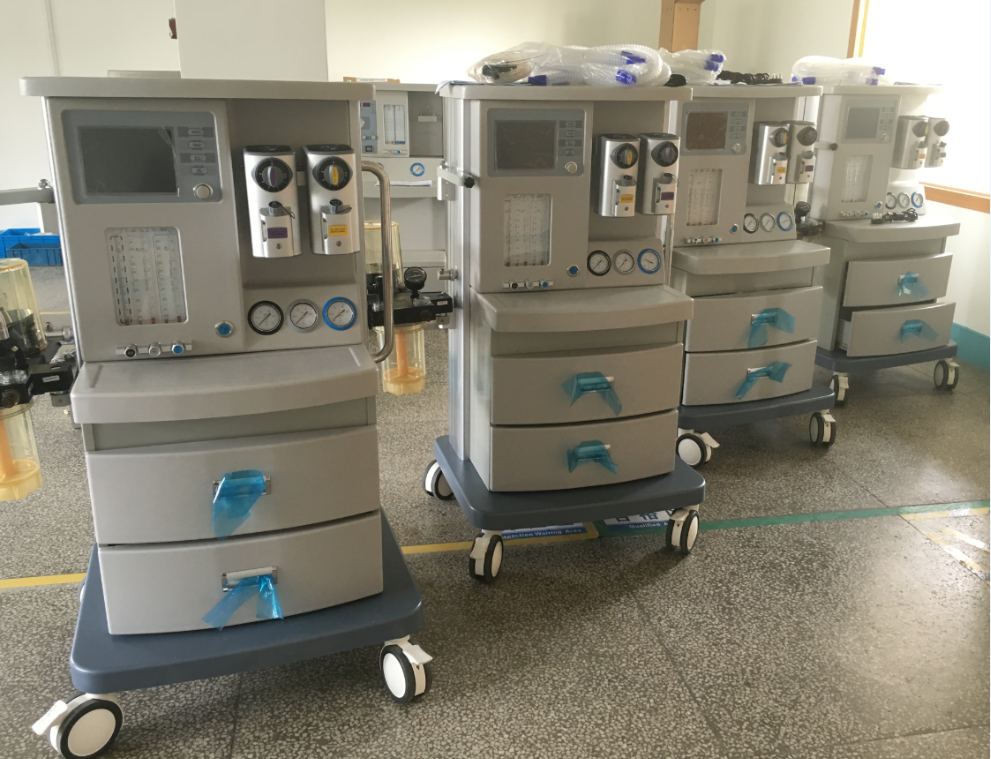 Medical Equipment Anestesia Machine Portable The Anesthesia Machine With Two Vaporizers Veterinary