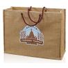 Buy cheap Large jute gift tote,jute shipping tote,jute cinch bag,reusable custom shopping tote jute bag,Promotional jute shopping from wholesalers