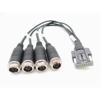 Buy cheap Black 28AWG 0.3 Meter 4PIN Aviation Connector Cable product