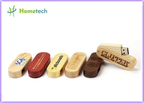 Buy cheap Swivel USB 3.0 Flash Drive , small wooden usb drive logo FOR Gift from wholesalers