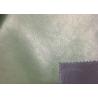 Buy cheap 0.95 Mm Olive Faux Leather Fabric , Durable Synthetic Nubuck Leather Abrasion Resistant from wholesalers