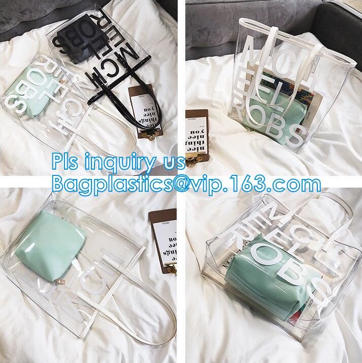 popular big handbags PVC printing women bag, Shoulder Bags Popular Women Beach Bags, shoulder designer luxury designer h