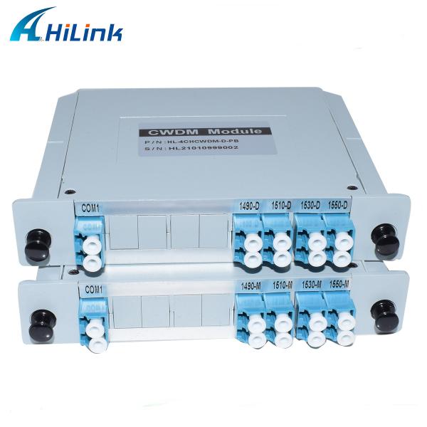 Buy cheap 1490 ~ 1550nm CWDM Mux Demux Module 4CH Dual Fiber LC / UPC Plastic / ABS from wholesalers