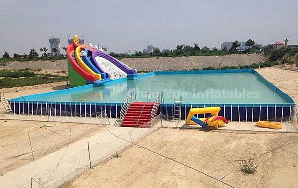 Buy cheap Outdoor Above Ground Pool Metal Frame Swimming Pool for water park from wholesalers