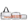 Buy cheap waterproof hanging toiletry bag for travel, Vinyl Transparent PVC Cosmetic Bag /Clear Toiletry Bag/PVC Travel Makeup Bag from wholesalers